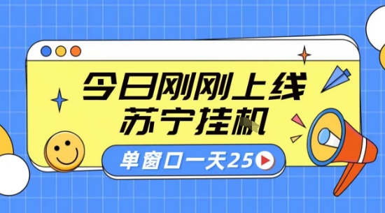 苏宁全自动采集挂G项目 稳定可批量 单窗口收益30+ 附教程【揭秘】-九九网创